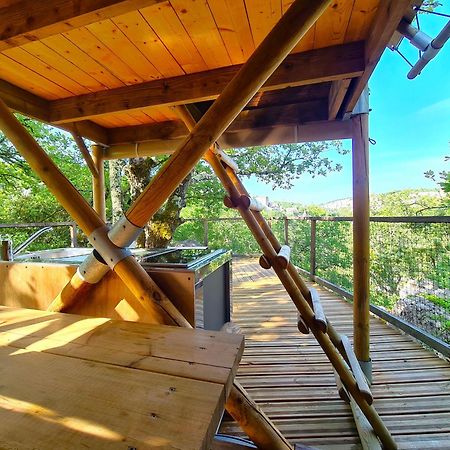 Cabanes Lodges Le Serviere Balazuc Kültér fotó