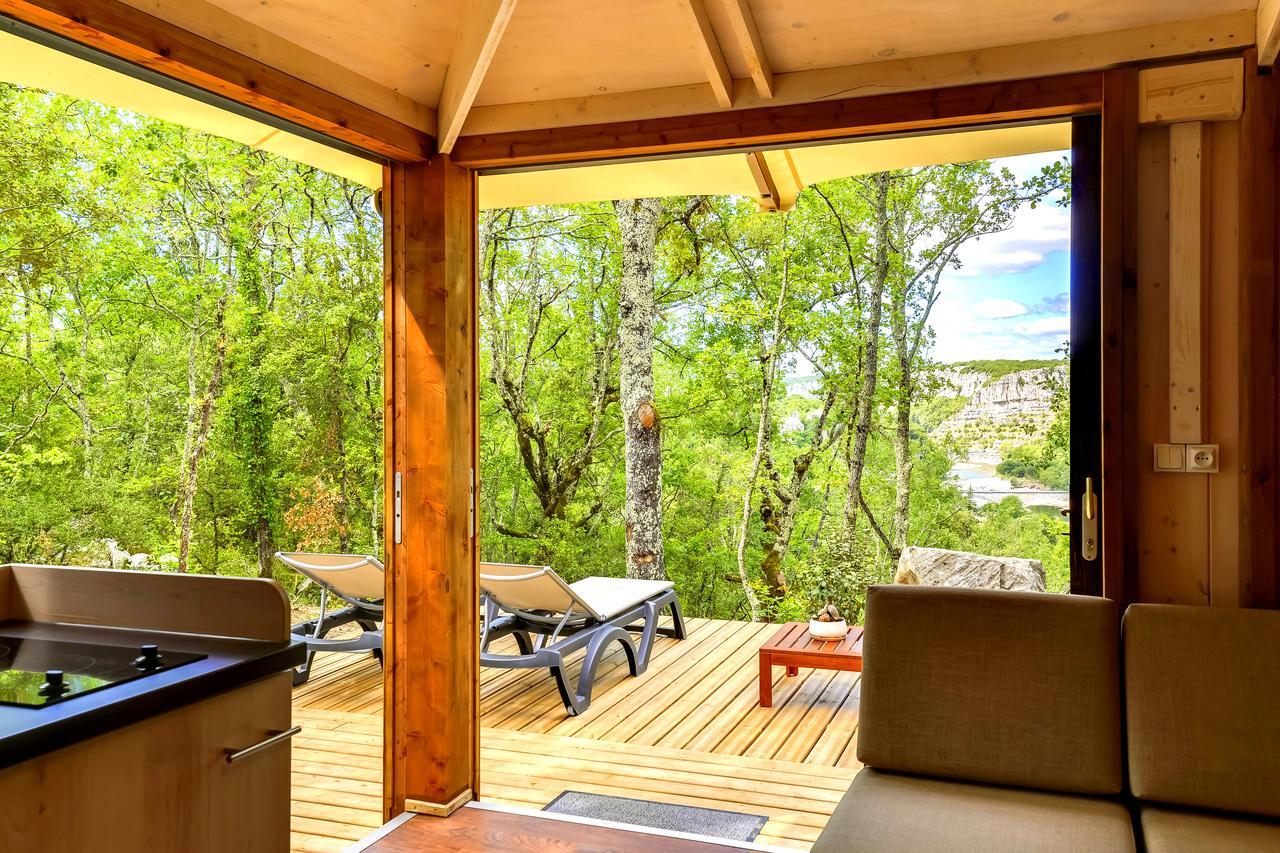 Cabanes Lodges Le Serviere Balazuc Kültér fotó