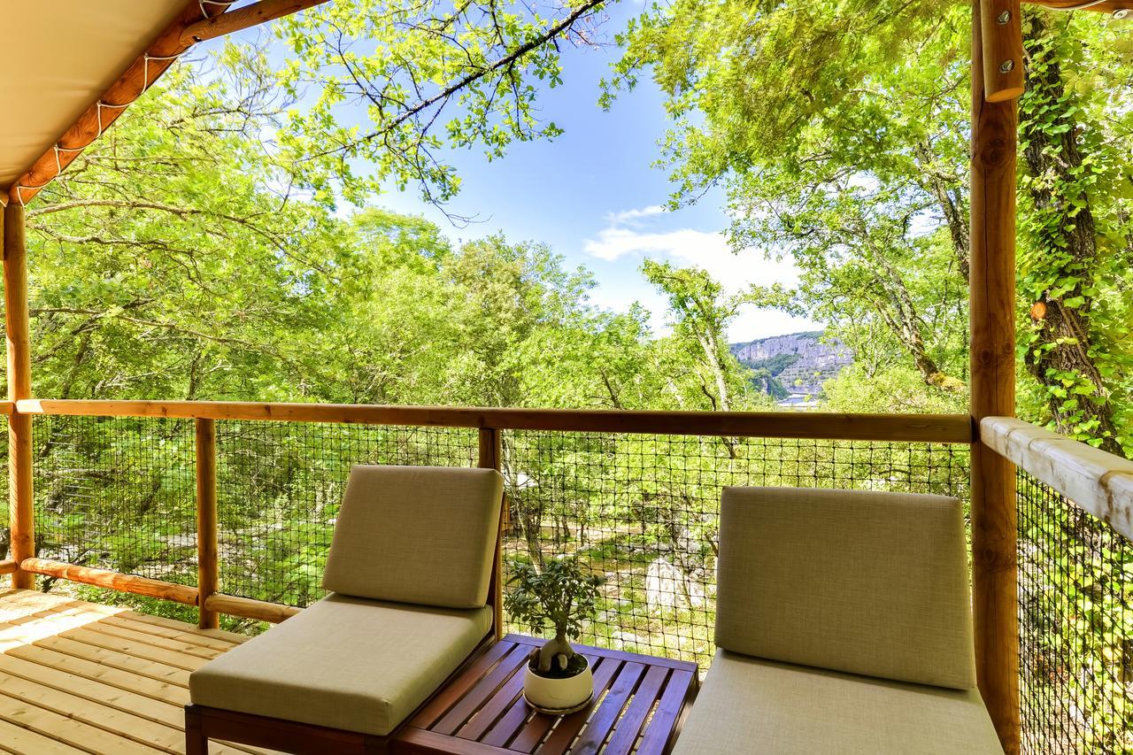 Cabanes Lodges Le Serviere Balazuc Kültér fotó